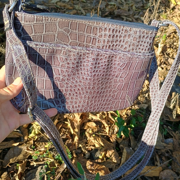 Treviso mock croc mini-crossbody bag w adjustable strap, Fall fashion, Fall boho - Picture 6 of 11